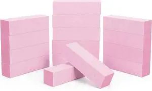 ForPro 15 Pack Pink Buffing Block, 100/180 Grit, 3.75" x 1" x 1" Buffer | for Nail Buffing & Shine, Nail Buffing Block, Shine Buffer, Manicure Buffer, Salon Nail Buffer, Salon & Spa Essentials ForPro 15 Pack Pink Buffing Block, 100/180 Grit, 3.75" x 1" x 1" Buffer | for Nail Buffing & Shine, Nail Buffing Block, Shine Buffer, Manicure Buffer, Salon Nail Buffer, Salon & Spa Essentials