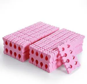 100 Pcs Sponge Toe Separators Soft Finger Separators Premium Pedicure Tool Kit Flexible Toe Divider Spacer for Polishing Pedicure Manicure Coating Nail Art Beauty Accessories (Pink) 100 Pcs Sponge Toe Separators Soft Finger Separators Premium Pedicure Tool Kit Flexible Toe Divider Spacer for Polishing Pedicure Manicure Coating Nail Art Beauty Accessories (Pink)