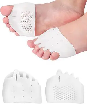 PGRODE 1 Pair Metatarsal Pads Toe Separators for Bunion Correction,Soft and Breathable Hammer Toe Corrector Toe Spacers for Women Men Feet Relief PGRODE 1 Pair Metatarsal Pads Toe Separators for Bunion Correction,Soft and Breathable Hammer Toe Corrector Toe Spacers for Women Men Feet Relief