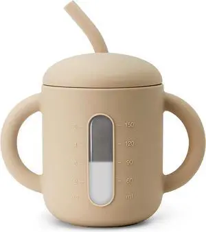 SAMiGO Silicone Baby Straw Sippy Cup for 6-12 Months, Toddlers 1-3, 6 oz | Transition Sippy Cup, Baby First Straw Cup, Infant Training, Toddler Drinking, Water Bottle, Clear Window, oz Markings SAMiGO Silicone Baby Straw Sippy Cup for 6-12 Months, Toddlers 1-3, 6 oz | Transition Sippy Cup, Baby First Straw Cup, Infant Training, Toddler Drinking, Water Bottle, Clear Window, oz Markings