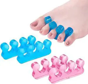 Pedicure Toe Separators for Bunion & Nail Polish Orthopedic Gel Toenail Dividers, Soft Gel Pedicure Kit Suitable for Salon Supplies, Beauty Tools for Toenail Separation Pedicure Toe Separators for Bunion & Nail Polish Orthopedic Gel Toenail Dividers, Soft Gel Pedicure Kit Suitable for Salon Supplies, Beauty Tools for Toenail Separation