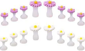 BlingKingdom 16pcs Daisy Toe Separators Silicone for Pedicure Nail Polish Gel Foot Toe Spacers Pedicures Nail Art Tools BlingKingdom 16pcs Daisy Toe Separators Silicone for Pedicure Nail Polish Gel Foot Toe Spacers Pedicures Nail Art Tools