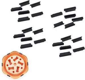 24 Pack Slow Feeder Non-Slip Feet Replacement Rubber Strip Bottom Pad Grips for Dog Bowl Turquoise Pet Cat Puppy Puzzle Slow Eating Feeders 24 Pack Slow Feeder Non-Slip Feet Replacement Rubber Strip Bottom Pad Grips for Dog Bowl Turquoise Pet Cat Puppy Puzzle Slow Eating Feeders