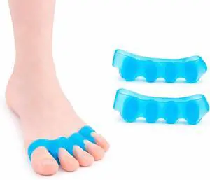 KTSAY Toe Separators for Women & Men,Soft Gel Bunion Corrector for Foot Pain Relief, Helps Align Toes, Reduce Pressure & Improve Comfort(blue) KTSAY Toe Separators for Women & Men,Soft Gel Bunion Corrector for Foot Pain Relief, Helps Align Toes, Reduce Pressure & Improve Comfort(blue)