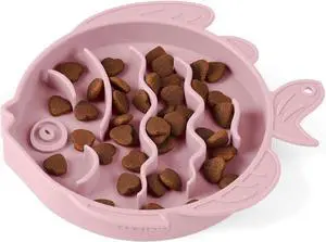 Coomazy Slow Feeder Cat Bowl Silicone Pet Puzzle Feeder for Slow Eating | Cat Slow Feeder Bowl for Dry and Wet Food,Interactive Puzzle Toy Help Prevent Overeating Coomazy Slow Feeder Cat Bowl Silicone Pet Puzzle Feeder for Slow Eating | Cat Slow Feeder Bowl for Dry and Wet Food,Interactive Puzzle Toy Help Prevent Overeating