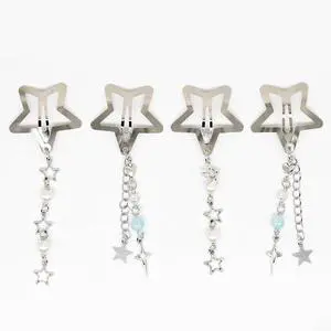 4pcs Star Hair Clipsy2k Silver Hair BarrettesCute Hair Clips Metal Star Hair BarrettesCute Tassel Metal Hair PinsHair Accessories for Women Girls Hair Styling GiftWedding Prom Hair Clip 4pcs Star Hair Clipsy2k Silver Hair BarrettesCute Hair Clips Metal Star Hair BarrettesCute Tassel Metal Hair PinsHair Accessories for Women Girls Hair Styling GiftWedding Prom Hair Clip