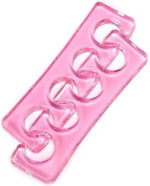 Pedicure Toe Separators Flexible Soft Silicone Finger Toe Spacers | Reusable Toe Spreader Salon Pedicure Tools for Nail Polish 2Pcs Washable Toe Spacers for Women Suitable for Home DIY Pink Pedicure Toe Separators Flexible Soft Silicone Finger Toe Spacers | Reusable Toe Spreader Salon Pedicure Tools for Nail Polish 2Pcs Washable Toe Spacers for Women Suitable for Home DIY Pink