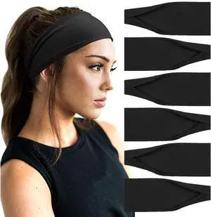 DRESHOW Yoga Sports Headbands for Women Elastic Non-Slip Headbands Workout Running Hair Bands 6 Pack DRESHOW Yoga Sports Headbands for Women Elastic Non-Slip Headbands Workout Running Hair Bands 6 Pack