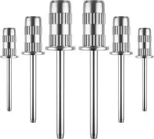 Nail Drill Bits,Sanding Bands for Nail Drill Shaft 3/32 inch,Drill Bits for Nails,Mandrel Bit for Nails,Nail Drill Bits for Acrylic Nails Manicure Nails Manicure Pedicure Tool (Silver) Pack of 6 Nail Drill Bits,Sanding Bands for Nail Drill Shaft 3/32 inch,Drill Bits for Nails,Mandrel Bit for Nails,Nail Drill Bits for Acrylic Nails Manicure Nails Manicure Pedicure Tool (Silver) Pack of 6