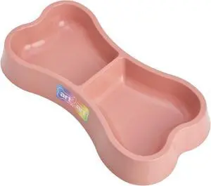 Lightweight Small Dog Puppy Cat Food and Water Bowls 6 oz Double Pink Plastic Portable Outdoor Travel Dish (Indie Pink) Lightweight Small Dog Puppy Cat Food and Water Bowls 6 oz Double Pink Plastic Portable Outdoor Travel Dish (Indie Pink)