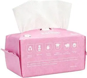 Disposable Face Towels 80 Count, 100% Pure Cotton Ultra Soft & Thick Facial Tissues, Lint-Free Wet Dry Use Face Cloths, Dual Texture Makeup Remover Wipes for Sensitive Skin Disposable Face Towels 80 Count, 100% Pure Cotton Ultra Soft & Thick Facial Tissues, Lint-Free Wet Dry Use Face Cloths, Dual Texture Makeup Remover Wipes for Sensitive Skin