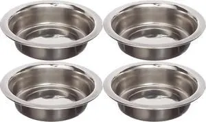 4 Pack Stainless Steel Cat & Dog Bowls, 8 oz Each, Small Pet Feeding Dishes for Food & Water, Lightweight & Durable 4 Pack Stainless Steel Cat & Dog Bowls, 8 oz Each, Small Pet Feeding Dishes for Food & Water, Lightweight & Durable