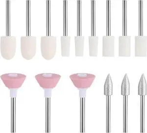 Nail File Replacement Head Refills Set, 15 PCS Nails File Bit Professional Replacement Electric Nail Drill Bits Set for Home Salon Acrylic Nails Manicure Pedicure Tools Nail File Replacement Head Refills Set, 15 PCS Nails File Bit Professional Replacement Electric Nail Drill Bits Set for Home Salon Acrylic Nails Manicure Pedicure Tools