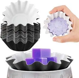 Boao 25 Pcs Silicone Wax Melt Liners,Black | Reusable Leakproof Wax Cups for Scented Warmers, Fit Electric Melter Burner, Effortless to clean Silicone Warmer Liner Insert Boao 25 Pcs Silicone Wax Melt Liners,Black | Reusable Leakproof Wax Cups for Scented Warmers, Fit Electric Melter Burner, Effortless to clean Silicone Warmer Liner Insert