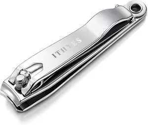 Nail Clippers Nail Cutter Toenail Fingernail Clipper for Thick Nails Stainless Steel Sharp Sturdy Trimmer for Men & Women 1 Pack (Silver) Nail Clippers Nail Cutter Toenail Fingernail Clipper for Thick Nails Stainless Steel Sharp Sturdy Trimmer for Men & Women 1 Pack (Silver)