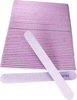 50 Pcs Nail File, Emery Board Nail Files for Acrylic Nails and Natural Nails, 100/180 Grit Double Sided Fingernail File Gel Nail Professional Reusable Washable Manicure Pedicure Kit Set Gray 50 Pcs Nail File, Emery Board Nail Files for Acrylic Nails and Natural Nails, 100/180 Grit Double Sided Fingernail File Gel Nail Professional Reusable Washable Manicure Pedicure Kit Set Gray