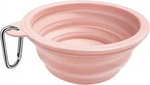 Portable Silicone Collapsible Dog Bowls, 2 Pack Dog Bowl Travel Collapsible Bowls Water Feeding Travel Bowl Cup Dish for Pet Dogs and Cats - with 2 Pack Carabiners Portable Silicone Collapsible Dog Bowls, 2 Pack Dog Bowl Travel Collapsible Bowls Water Feeding Travel Bowl Cup Dish for Pet Dogs and Cats - with 2 Pack Carabiners