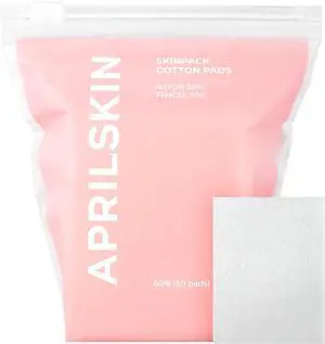 APRILSKIN Facial Cotton Pads for Toner, DIY Mask | Stretchable Facial Pads for Toner, DIY Masks & Makeup Removal 60 pads APRILSKIN Facial Cotton Pads for Toner, DIY Mask | Stretchable Facial Pads for Toner, DIY Masks & Makeup Removal 60 pads