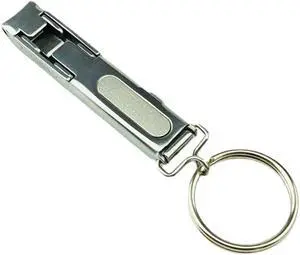 Collapsible Travel Nail Clipper with Keychain - Ultra-Thin Hand & Toe Nail Cutter, Built-in Nail File | Compact Fingernail & Toenail Scissors for Men & Women, Portable Toiletries Design Collapsible Travel Nail Clipper with Keychain - Ultra-Thin Hand & Toe Nail Cutter, Built-in Nail File | Compact Fingernail & Toenail Scissors for Men & Women, Portable Toiletries Design