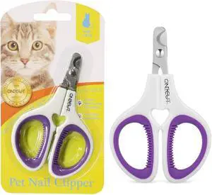 Pet Nail Clippers, Cat & Kitten Claw Nail Clipper Safe Sharp Trimmer | Update Version Professional Stainless Steel Pet Nail Clipper for Cat, Puppy,Rabbit, Kitten & Small Dog,Sharp & Safe (Purple) Pet Nail Clippers, Cat & Kitten Claw Nail Clipper Safe Sharp Trimmer | Update Version Professional Stainless Steel Pet Nail Clipper for Cat, Puppy,Rabbit, Kitten & Small Dog,Sharp & Safe (Purple)