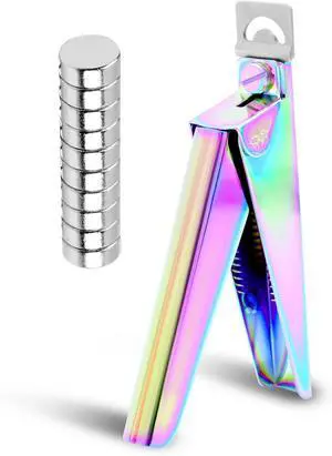 Acrylic Nail Clippers with Magnetic Sizers,Nail Tip Cutter for Home | Stainless Steel, Nail Cutter for Acrylic, Gel, False and Extension Nails, Length Guide Manicure Tool,Cleaner Cut & Less Filin Acrylic Nail Clippers with Magnetic Sizers,Nail Tip Cutter for Home | Stainless Steel, Nail Cutter for Acrylic, Gel, False and Extension Nails, Length Guide Manicure Tool,Cleaner Cut & Less Filin