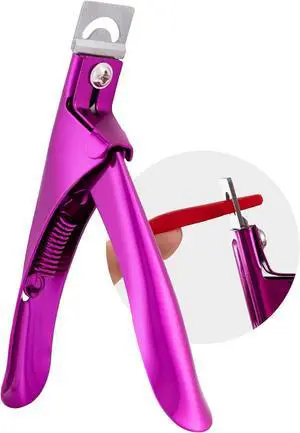 AIRSEE Professional Adjustable Stainless Steel Acrylic Nail Clippers,Red | False Nail Cutters for Artificial Acrylic Nails Fake Nail Tips, Rustproof Manicure Pedicure Tool for Salon Home Nail Art AIRSEE Professional Adjustable Stainless Steel Acrylic Nail Clippers,Red | False Nail Cutters for Artificial Acrylic Nails Fake Nail Tips, Rustproof Manicure Pedicure Tool for Salon Home Nail Art