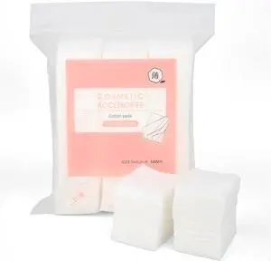 1000PCS Ultra Thin Makeup Remover Cotton Pads Perfect for Face Lips Eyes Nails Polish Makeup Remover Cleansing and Daily Skin Care, Square, Lint 1000PCS Ultra Thin Makeup Remover Cotton Pads Perfect for Face Lips Eyes Nails Polish Makeup Remover Cleansing and Daily Skin Care, Square, Lint