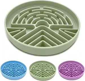 Slow Feeder Dog Bowl for Large & Small Pets, Anti Choking Puzzle Dog Food Bowl with Non-Slip Base, Interactive Pet Slow Eating, Silicone Cat Feeder for Puppies & Cats Slow Feeder Dog Bowl for Large & Small Pets, Anti Choking Puzzle Dog Food Bowl with Non-Slip Base, Interactive Pet Slow Eating, Silicone Cat Feeder for Puppies & Cats
