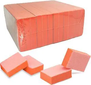MARYTON Nail Buffer Mini Block Files, 80/100 Grit, Orange, 130 PCS | Buffers for Acrylic Nails, Professional Salon Quality, Prepare to Application of Gel Polish MARYTON Nail Buffer Mini Block Files, 80/100 Grit, Orange, 130 PCS | Buffers for Acrylic Nails, Professional Salon Quality, Prepare to Application of Gel Polish