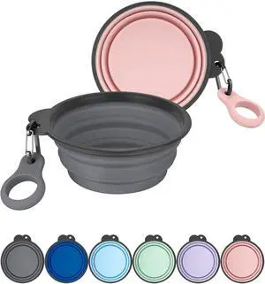 AONKEY 2 Pack Collapsible Dog Bowls with Bottle Carrier(Small 15oz) | Upgraded Carabiner,One-piece Molded Rim Won't Fall Off or Crack, Foldable Portable for Pets Water Drinking or Food Feeding AONKEY 2 Pack Collapsible Dog Bowls with Bottle Carrier(Small 15oz) | Upgraded Carabiner,One-piece Molded Rim Won't Fall Off or Crack, Foldable Portable for Pets Water Drinking or Food Feeding