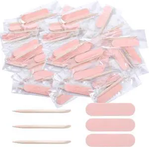 20PCS Mini Nail Files Disposable Cuticle Pusher for Press on Nails Double Sided Nail Files Manicure Pedicure Tools 20PCS Mini Nail Files Disposable Cuticle Pusher for Press on Nails Double Sided Nail Files Manicure Pedicure Tools