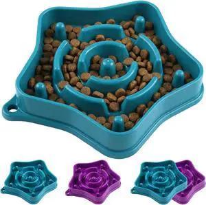 Pet Slow Feeder Bowl for Small Dogs, Puzzle Feeder for Petite Dogs, Anti-Choking, Slow Eating, 350ML Capacity, BPA-Free, Small Size Pet Slow Feeder Bowl for Small Dogs, Puzzle Feeder for Petite Dogs, Anti-Choking, Slow Eating, 350ML Capacity, BPA-Free, Small Size