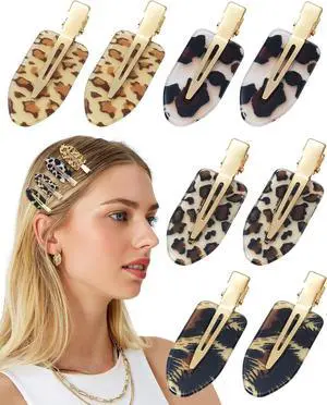 Mesovor 8 PCS No Bend Creaseless Hair Clips for Women, No- Crease Non Slip | Mini Flat Acrylic Hairclips for Hair Styling, Bangs, Makeup Application and Face Wash Mesovor 8 PCS No Bend Creaseless Hair Clips for Women, No- Crease Non Slip | Mini Flat Acrylic Hairclips for Hair Styling, Bangs, Makeup Application and Face Wash