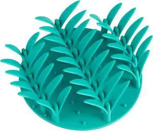 PEGGY11 Grass-Shaped Silicone Slow Feeder Insert for Dog Bowl | Upright grass-blade texture, Suction cup base, Food-grade material, Dishwasher-safe, Mealtime enrichment PEGGY11 Grass-Shaped Silicone Slow Feeder Insert for Dog Bowl | Upright grass-blade texture, Suction cup base, Food-grade material, Dishwasher-safe, Mealtime enrichment