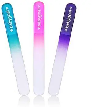 babygoal Newborn Baby Nail File 3 Pack with a Pouch, Genuine Czech Float Glass, Baby Gift for Newborns, Toddlers, Infant, Babies & Young Children by Babygoal 3NF01 babygoal Newborn Baby Nail File 3 Pack with a Pouch, Genuine Czech Float Glass, Baby Gift for Newborns, Toddlers, Infant, Babies & Young Children by Babygoal 3NF01