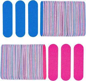 KISEER Mini Nail Files Bulk, 100 Pcs Disposable Double Sided Emery Boards Travel Size for Men, Women, Kids (2 Inch) KISEER Mini Nail Files Bulk, 100 Pcs Disposable Double Sided Emery Boards Travel Size for Men, Women, Kids (2 Inch)