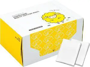 Multi Cotton Pads 100% Pure Cotton for Makeup Removal & Skincare, 5-Layer Lint-Free Premium Korean Facial Cotton Pads, Hypoallergenic, 80 Count Multi Cotton Pads 100% Pure Cotton for Makeup Removal & Skincare, 5-Layer Lint-Free Premium Korean Facial Cotton Pads, Hypoallergenic, 80 Count