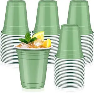 50 Pcs Sage Green Plastic Cups, 12 oz Disposable Cups for Party | Sage Green Party Cups, Drinking Cups for Baby Showers, Easter Parties, Weddings, Bridal Showers, Birthday, Picnic, and BBQ 50 Pcs Sage Green Plastic Cups, 12 oz Disposable Cups for Party | Sage Green Party Cups, Drinking Cups for Baby Showers, Easter Parties, Weddings, Bridal Showers, Birthday, Picnic, and BBQ