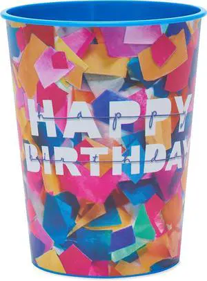 American Greetings Confetti Birthday Party Supplies, 16 oz. Reusable Plastic Cups (8-Count) American Greetings Confetti Birthday Party Supplies, 16 oz. Reusable Plastic Cups (8-Count)