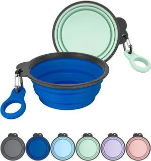 Aonkey 2 Pack 15oz/1.8 Cup Collapsible Dog Bowls with Bottle Carrier(Small) | Upgraded Carabiner,One-piece Molded Rim Won't Fall Off or Crack, Foldable Portable for Pets Water Drinking or Food Feeding Aonkey 2 Pack 15oz/1.8 Cup Collapsible Dog Bowls with Bottle Carrier(Small) | Upgraded Carabiner,One-piece Molded Rim Won't Fall Off or Crack, Foldable Portable for Pets Water Drinking or Food Feeding
