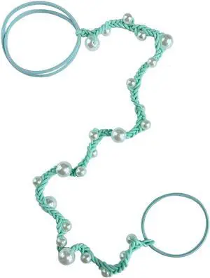 Spiral Hair Ties for Women No Hook, 16" Hand Braided Pearl Ponytail Holders Soft Pony Tail Wrap for Sports,Workouts,Daily Use,Swim, Beach, No-Damage Hair Accessories Hair Accessories (Aqua) Spiral Hair Ties for Women No Hook, 16" Hand Braided Pearl Ponytail Holders Soft Pony Tail Wrap for Sports,Workouts,Daily Use,Swim, Beach, No-Damage Hair Accessories Hair Accessories (Aqua)