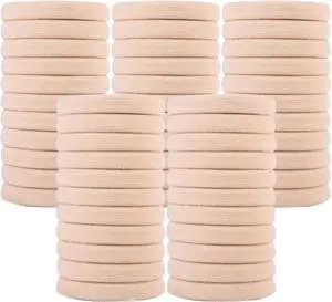 Qarwayoc Large Blonde Hair Ties, No Damage, Blonde, 2 In Dia, 50PCS | Seamless Hair Bands, Soft Elastic Ponytail Holders for Thick Hair, Cotton Pony Tails Hair Ties For Everyday Use Qarwayoc Large Blonde Hair Ties, No Damage, Blonde, 2 In Dia, 50PCS | Seamless Hair Bands, Soft Elastic Ponytail Holders for Thick Hair, Cotton Pony Tails Hair Ties For Everyday Use