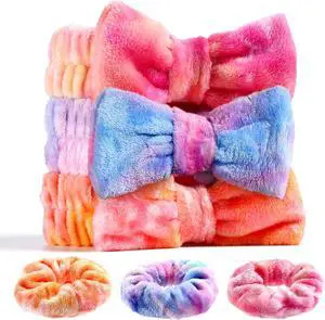 YGQQOY Stocking Stuffer for Teen Girls, Spa Headband With Hair Scrunchies for Skin Care, Headbands for Washing Face,Makeup Headband YGQQOY Stocking Stuffer for Teen Girls, Spa Headband With Hair Scrunchies for Skin Care, Headbands for Washing Face,Makeup Headband