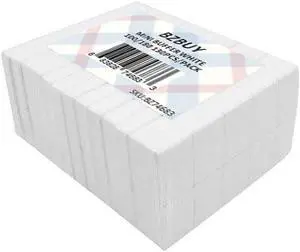 Nail Mini White Buffer Block File 100/180 Grit 2 Sided 130 Count Nail Mini White Buffer Block File 100/180 Grit 2 Sided 130 Count
