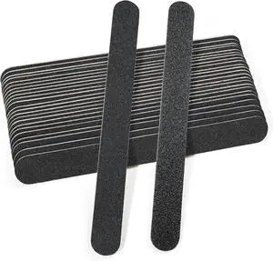 Canvalite Nail File Large Emery Boards for Nails 100/180 Grit Nail Files for Natural Nails Manicure Pedicure Tool for Home and Salon Use 25PCS, Black Canvalite Nail File Large Emery Boards for Nails 100/180 Grit Nail Files for Natural Nails Manicure Pedicure Tool for Home and Salon Use 25PCS, Black