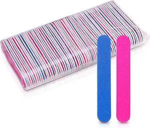 10 Pack 3.3 Inch Mini Emery Boards for Nails Individually Wrapped, Double-Sided 100/180 Grit Nail Files,Reusable for Natural and Acrylic Nails in Home or Salon 10 Pack 3.3 Inch Mini Emery Boards for Nails Individually Wrapped, Double-Sided 100/180 Grit Nail Files,Reusable for Natural and Acrylic Nails in Home or Salon