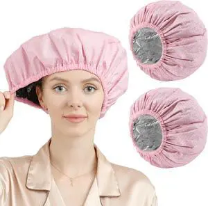 YIZIJIZI Hair Heat Cap,Deep Conditioning Hair Cap 2 Pack | Enhances deep conditioning with gentle heat for hair masks and treatments. Gorro térmico para el cabello at home YIZIJIZI Hair Heat Cap,Deep Conditioning Hair Cap 2 Pack | Enhances deep conditioning with gentle heat for hair masks and treatments. Gorro térmico para el cabello at home