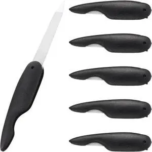 Ipetboom 6pcs Foldable Stainless Steel Nail File with Anti-Slip Handle Manicure Fingernails Polishing Tools Double Sided and Files Nails Easily for Men and Woman, 13.50X2.00X1.00CM, Black Ipetboom 6pcs Foldable Stainless Steel Nail File with Anti-Slip Handle Manicure Fingernails Polishing Tools Double Sided and Files Nails Easily for Men and Woman, 13.50X2.00X1.00CM, Black