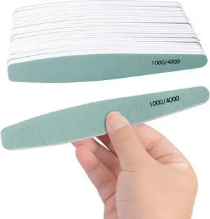 Diesisa 15pcs 1000/4000 Grit Nail Files for Natural Nails, Emery Boards for Natural Files, Double-Sided Nail Buffering Manicure Pedicure Nail Supplies Tools for Toenail Fingernail for Home & Salon Diesisa 15pcs 1000/4000 Grit Nail Files for Natural Nails, Emery Boards for Natural Files, Double-Sided Nail Buffering Manicure Pedicure Nail Supplies Tools for Toenail Fingernail for Home & Salon