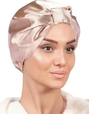 Hawwwy Hair Wrap for Sleeping - Sleep Cap, Head Scarf Bonnet for Sleeping - Hair Protector Night Cap Cover - Bonnet for Curly Hair - Caps for Women to Protect Hair - Golden Hawwwy Hair Wrap for Sleeping - Sleep Cap, Head Scarf Bonnet for Sleeping - Hair Protector Night Cap Cover - Bonnet for Curly Hair - Caps for Women to Protect Hair - Golden